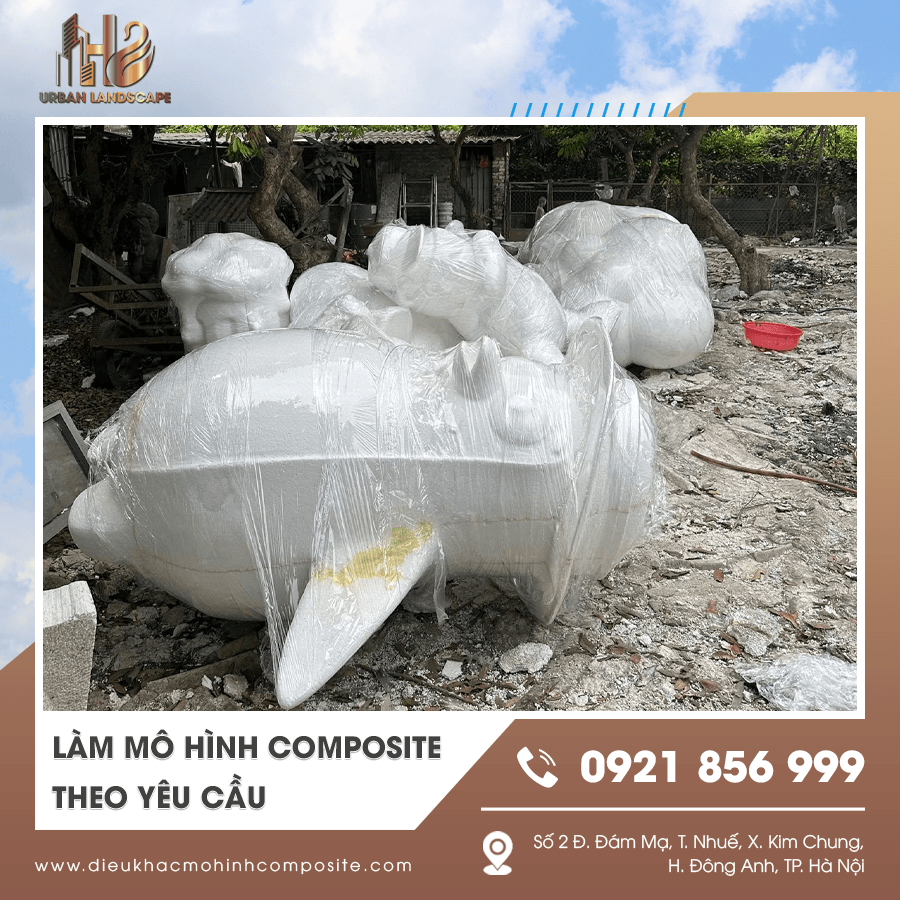 Sản phẩm mô hình composite hoàn thiện theo yêu cầu