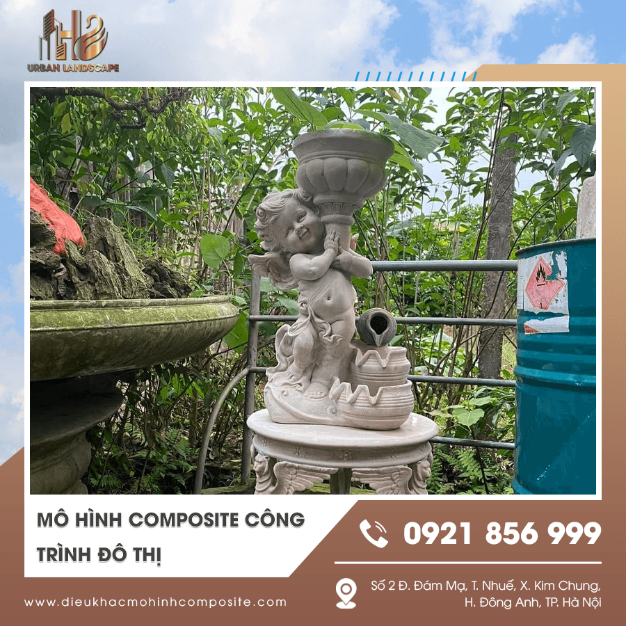 Mô hình composite trang trí không gian công cộng