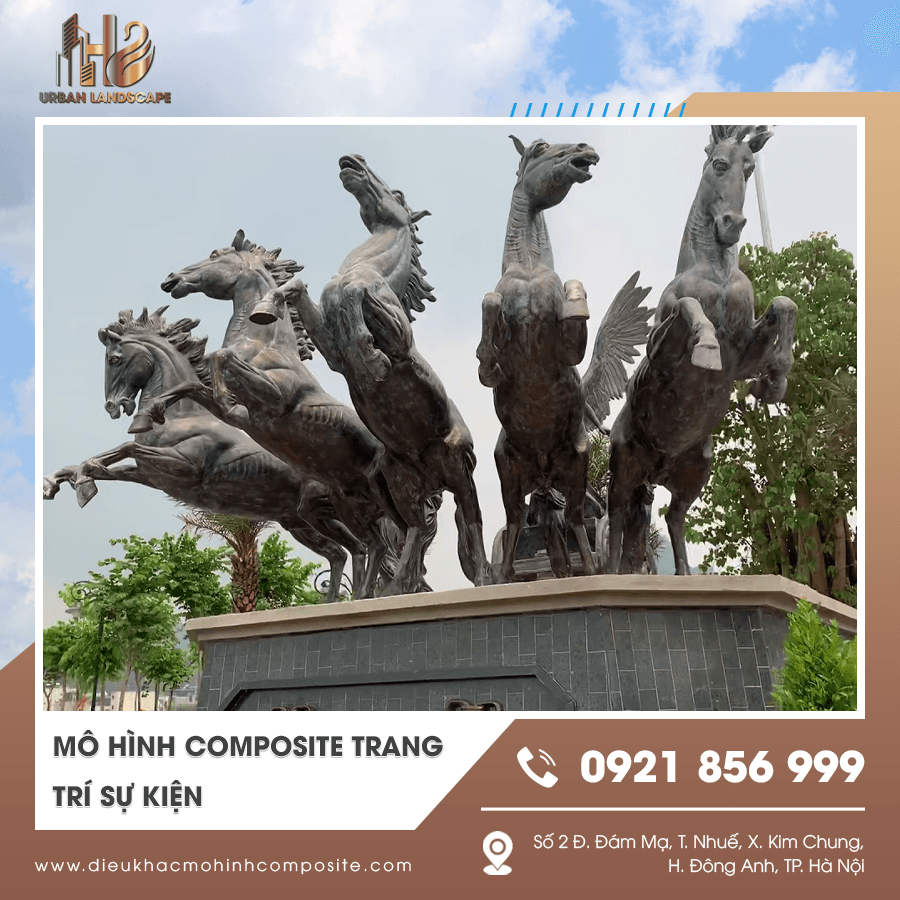 Mô hình composite kích thước lớn cho sự kiện