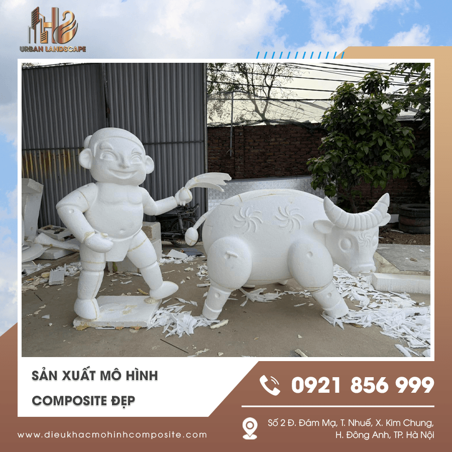 Gia công sản xuất mô hình composite đẹp bền lâu