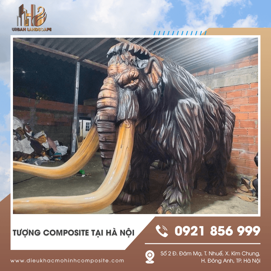 Mẫu tượng composite hoàn thiện