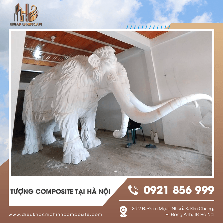 Xưởng làm tượng composite phục vụ thị trường Hà Nội