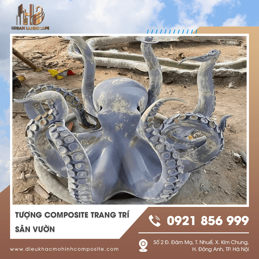 Tượng composite trang trí cho không gian sân vườn