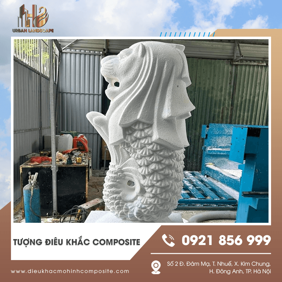 Mẫu tượng điêu khắc composite hoàn thiện thực tế