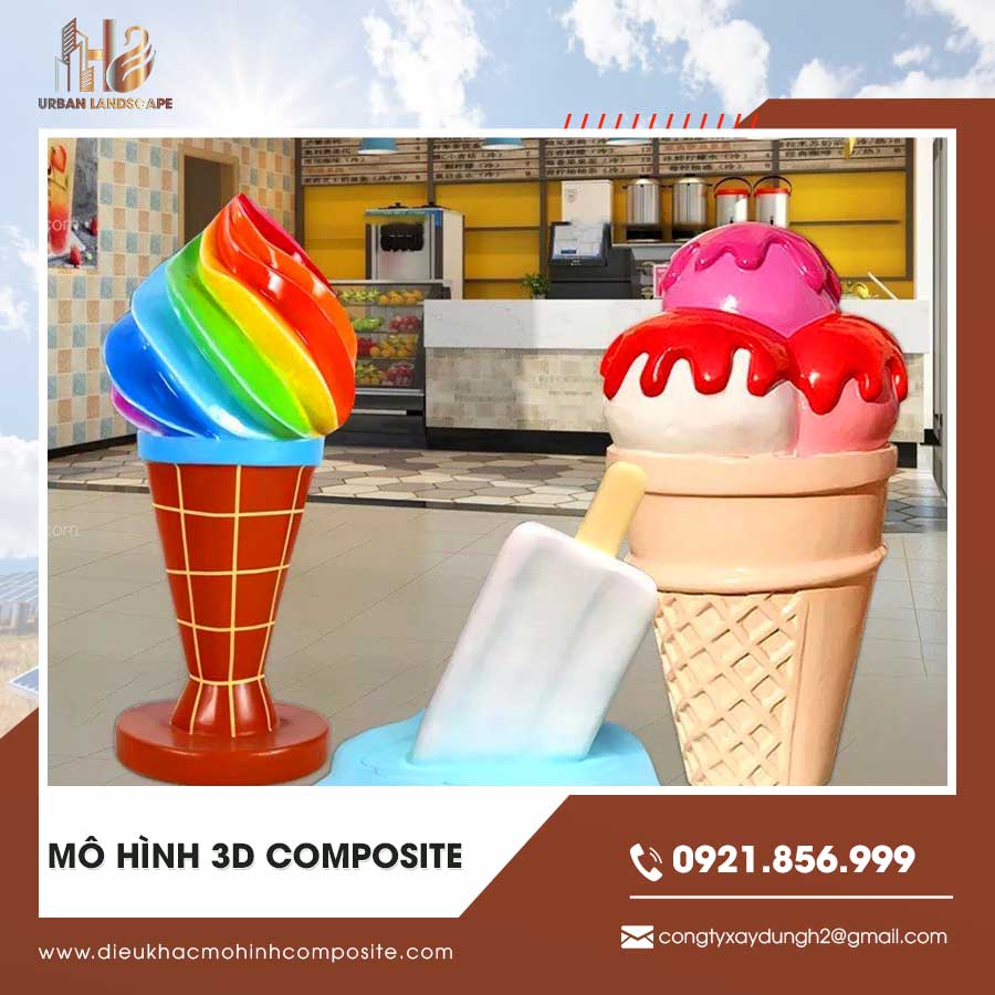 Mô Hình 3D Composite