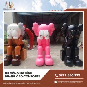 Thi công mô hình quảng cáo Composite