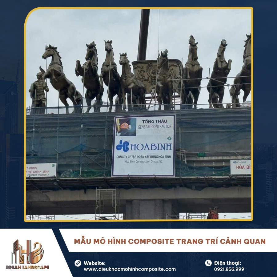 Mẫu mô hình Composite trang trí cảnh quan