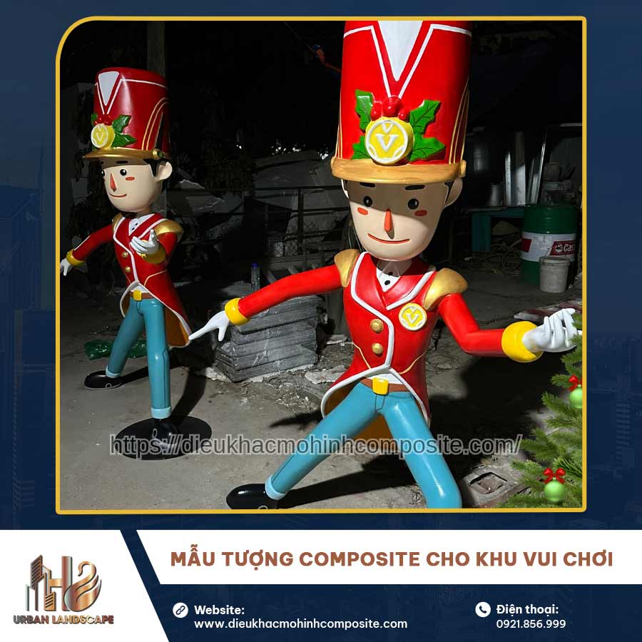Mẫu tượng Composite cho khu vui chơi