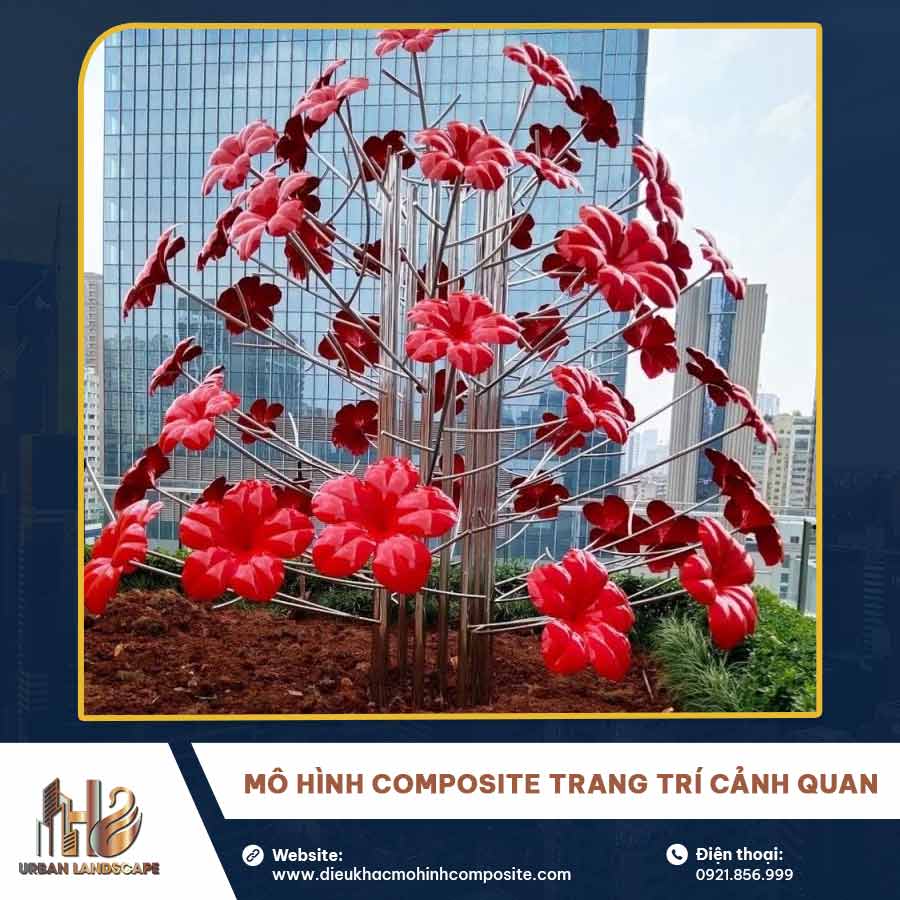 Mô hình Composite trang trí cảnh quan